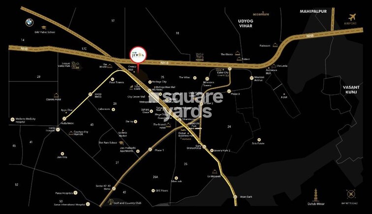 M3M Jewel Location Image