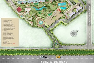 M3M-Mansion_a painting of a train on a wall