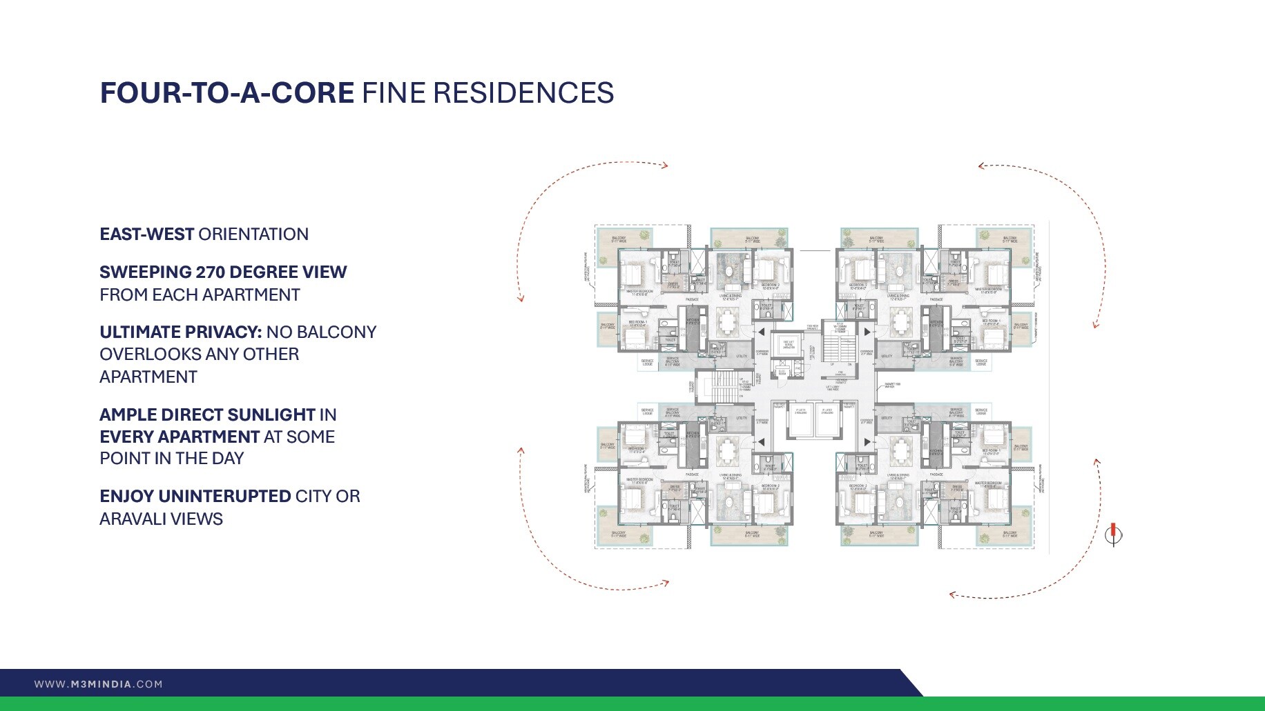 M3M Opus Floor Plans