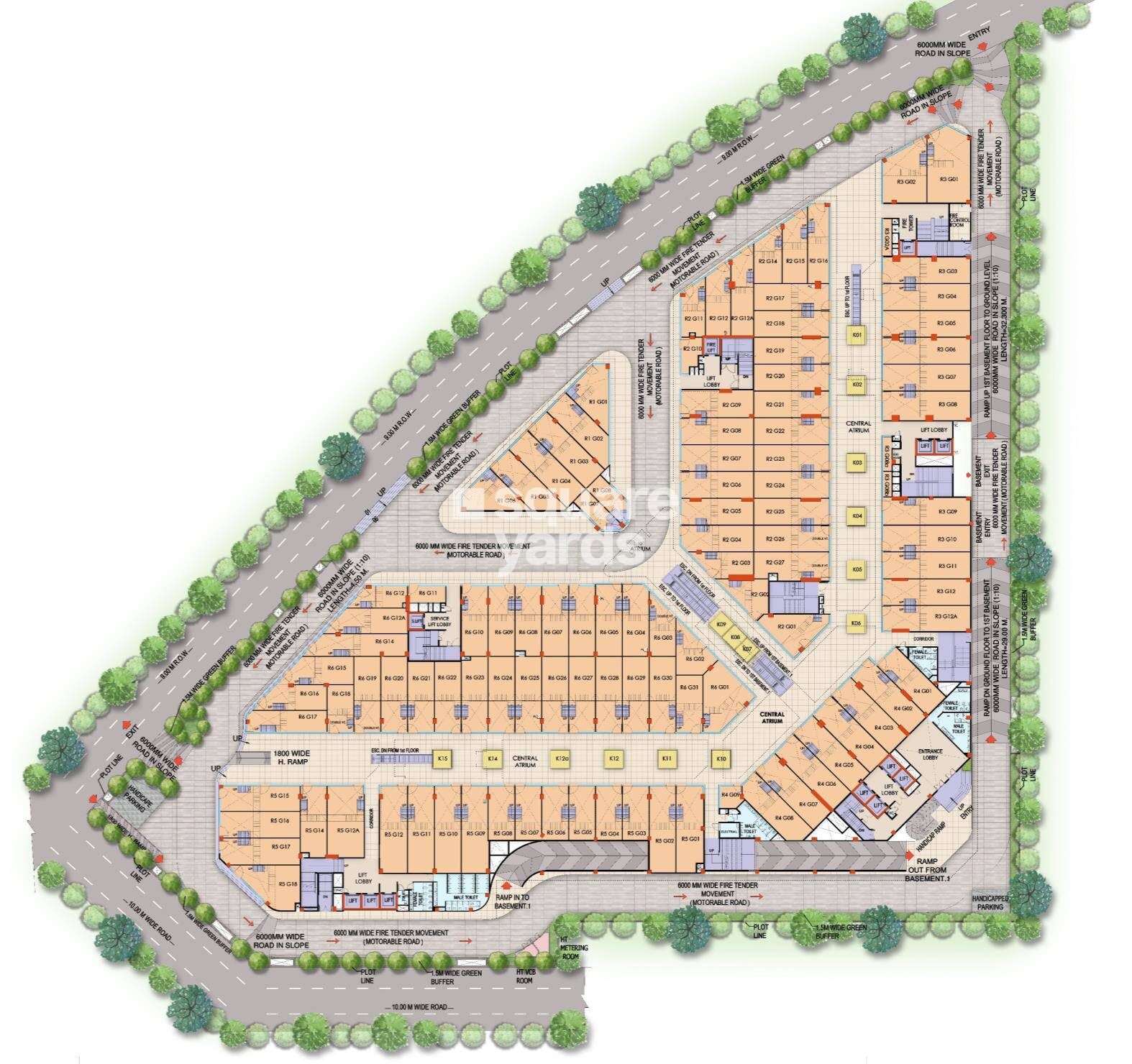 M3M Paragon 57 Master Plan Image