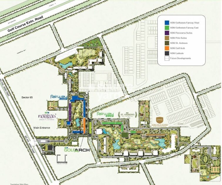 M3M Polo Suites Master Plan Image