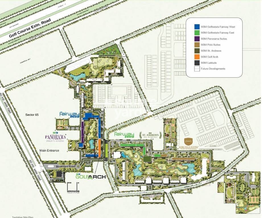 M3M Polo Suites Master Plan Image
