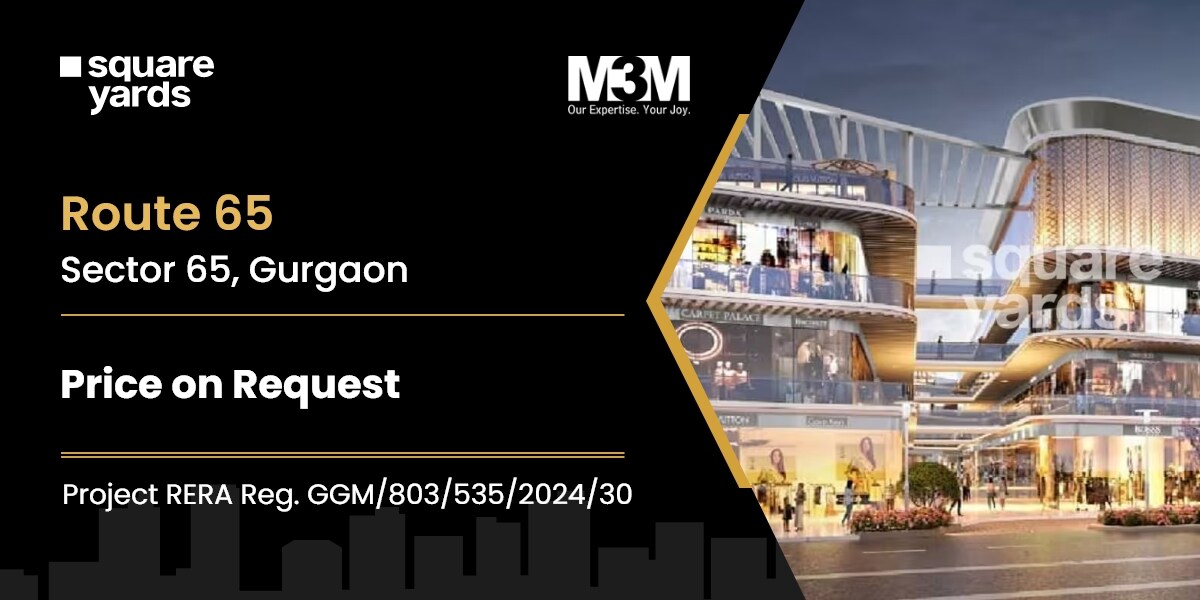 Representative image as actual visual unavailable for M3M Route 65