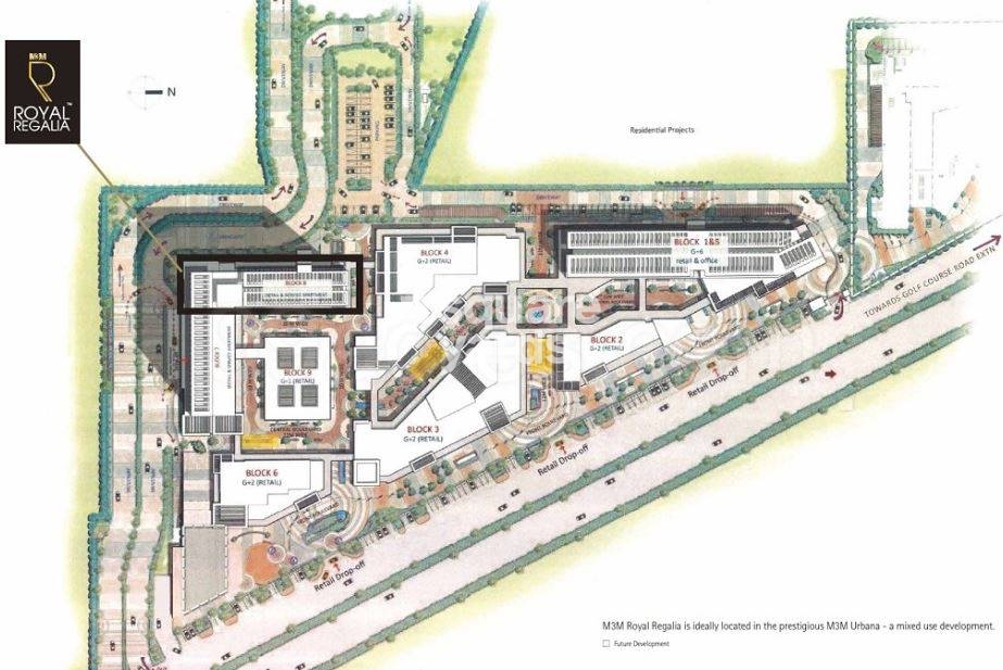 M3M Royal Regalia Master Plan Image