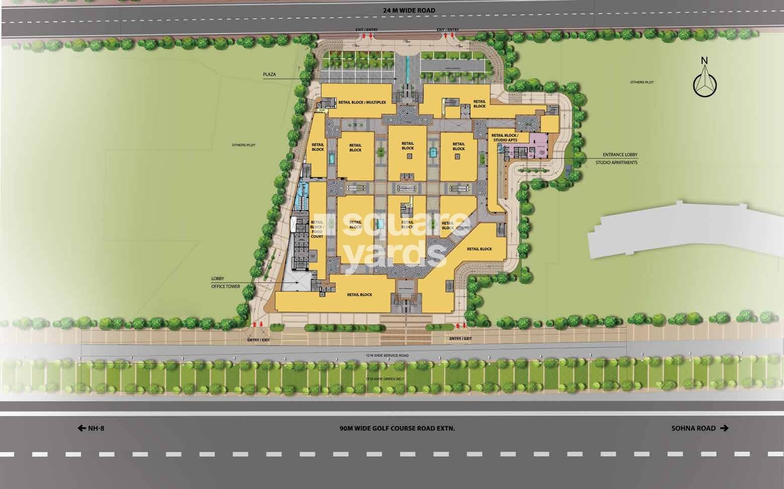 M3M Sky Lofts Master Plan Image