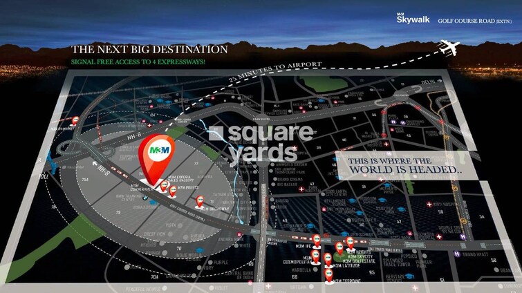 M3M Skywalk Location Image
