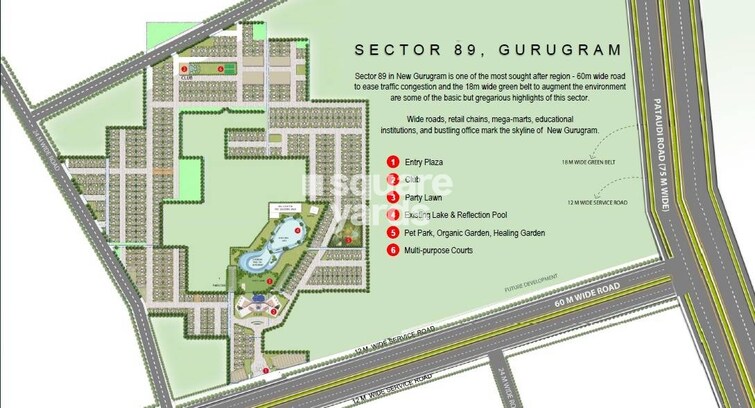 M3M Soulitude Master Plan Image