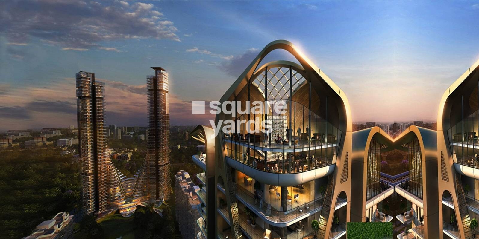 M3M ST Andrews Golf Residences Tower View 1