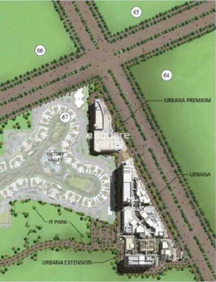 M3M Urbana Master Plan Image