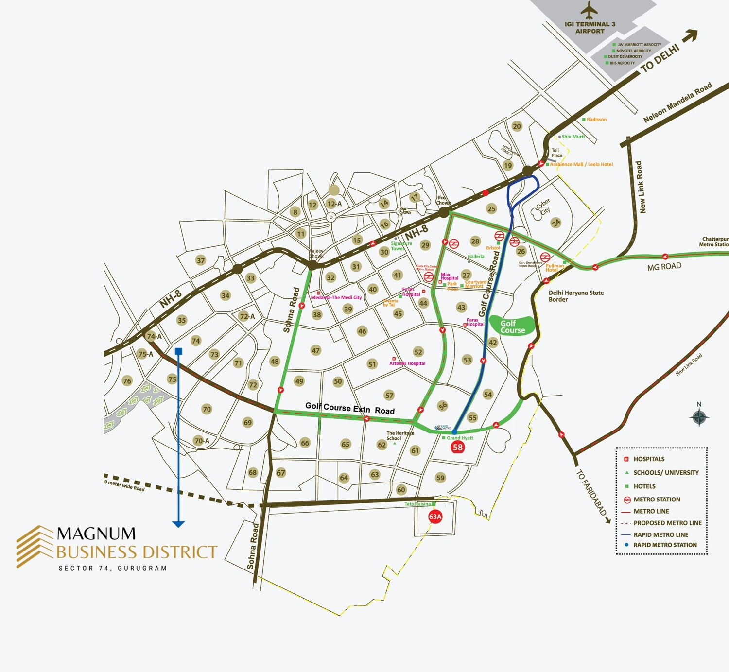 Magnum Business District Location Image