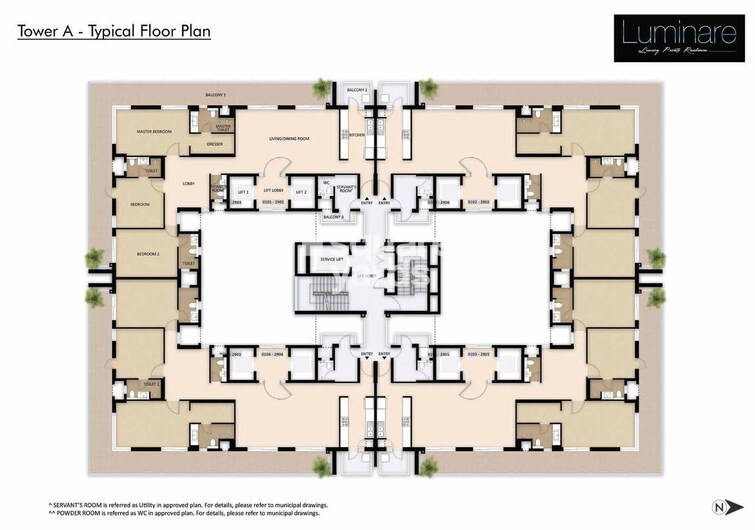 Mahindra Luminare Floor Plans 1