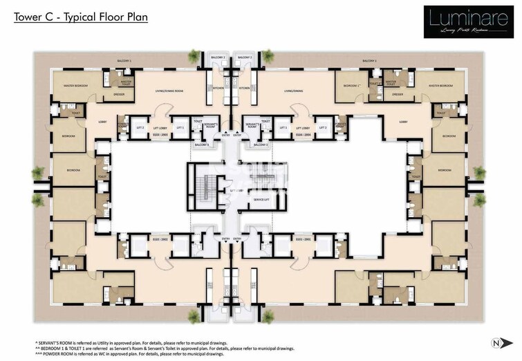 Mahindra Luminare Floor Plans 2