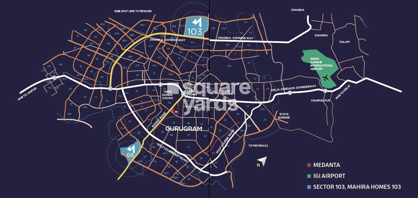 Mahira Homes 103 Location Image