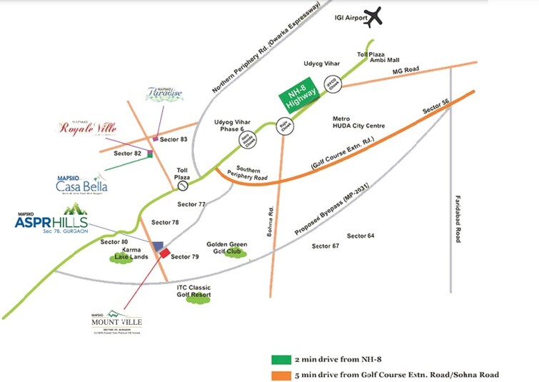 Mapsko Aspr Hills Location Image