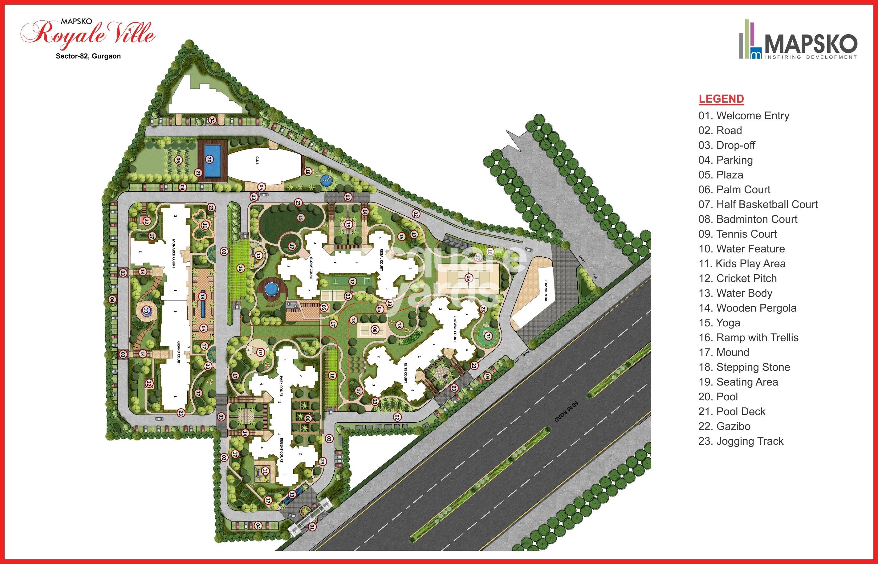 Mapsko Royale Ville Master Plan 1