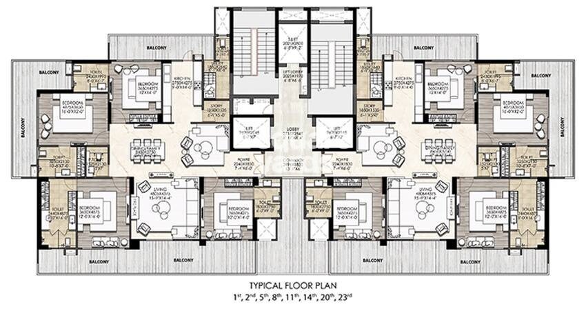 Mapsko The Icon 79 Floor Plans 1