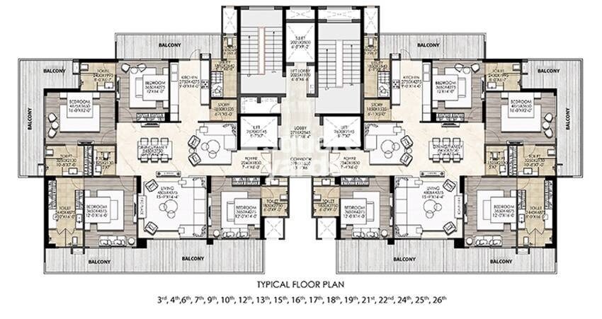 Mapsko The Icon 79 Floor Plans 2