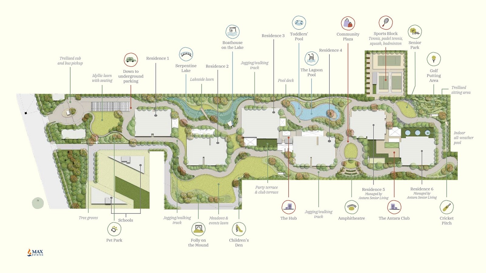 Max Estate 360 Master Plan Image