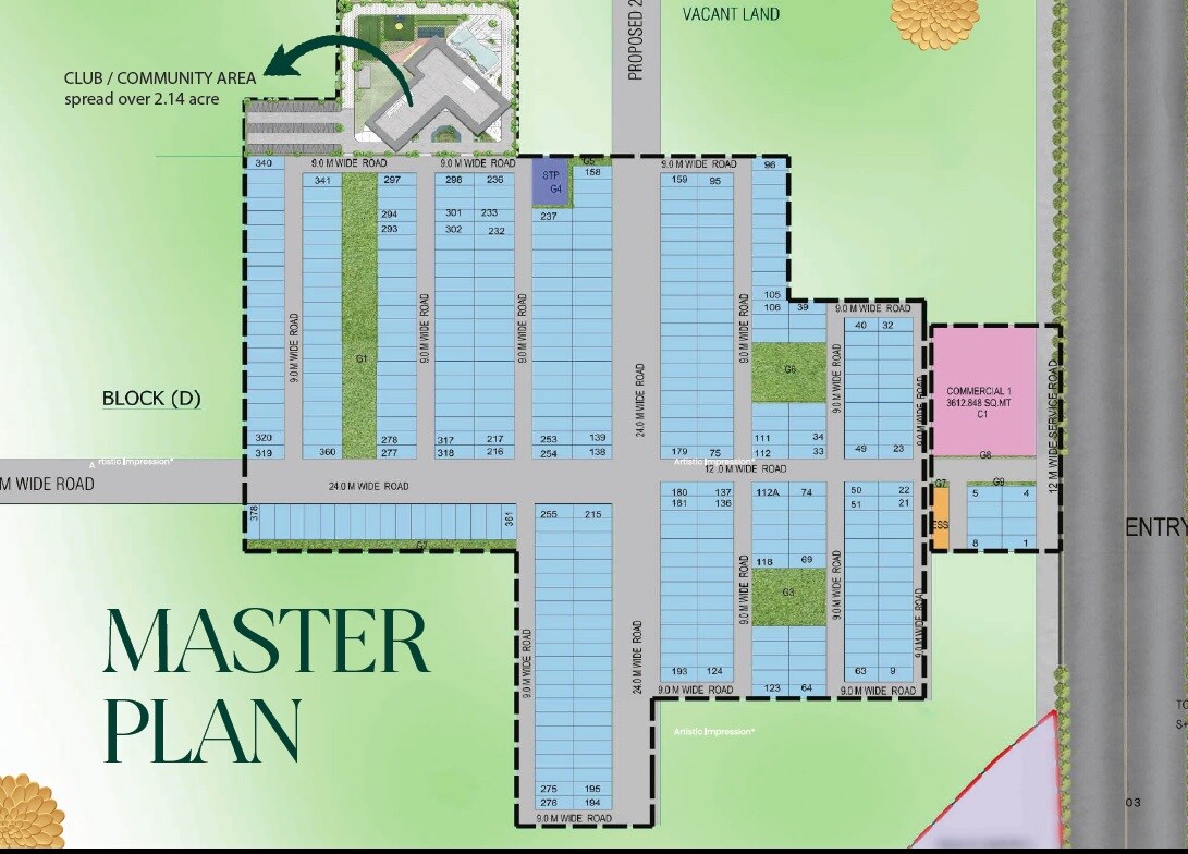 Meffier The Golden City Floors Master Plan 1