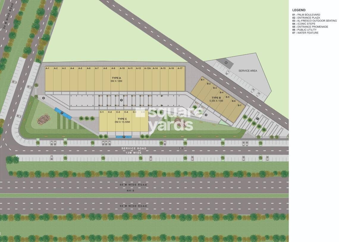 Microtek-Grandfront_an aerial view of a train on a track