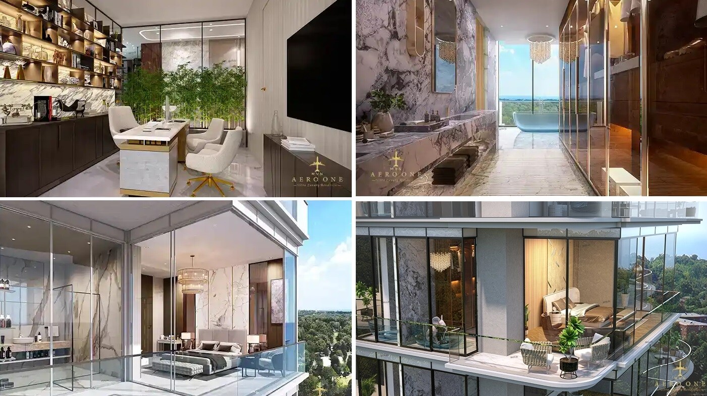 MVN Aero One Gurgaon Apartment Interiors