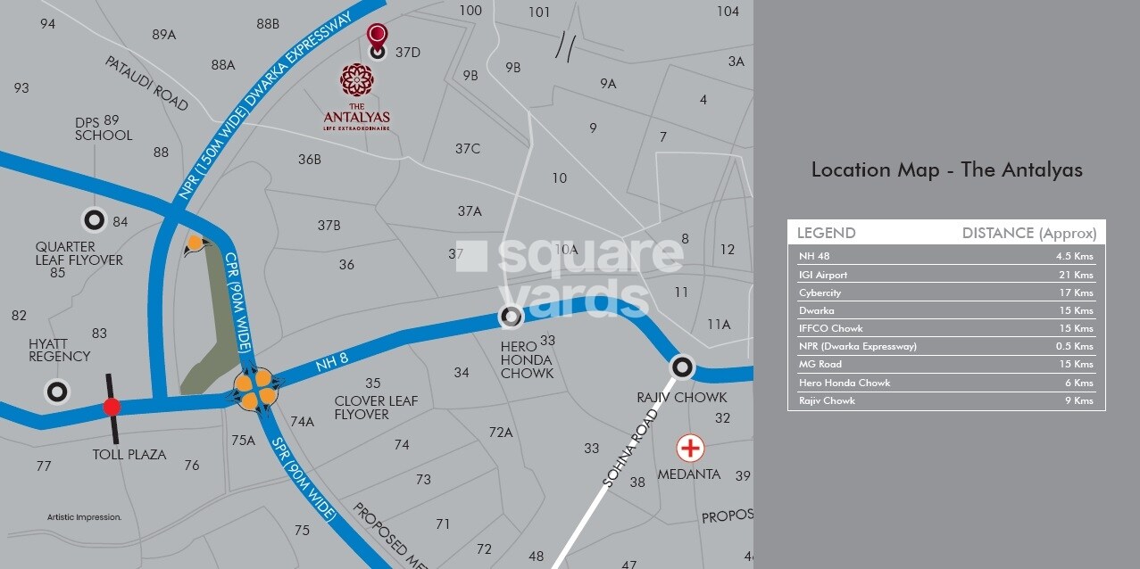 Navraj The Antalyas Location Image