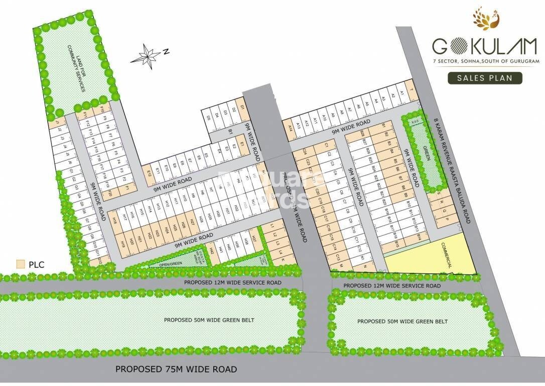 NB Gokulam Master Plan Image