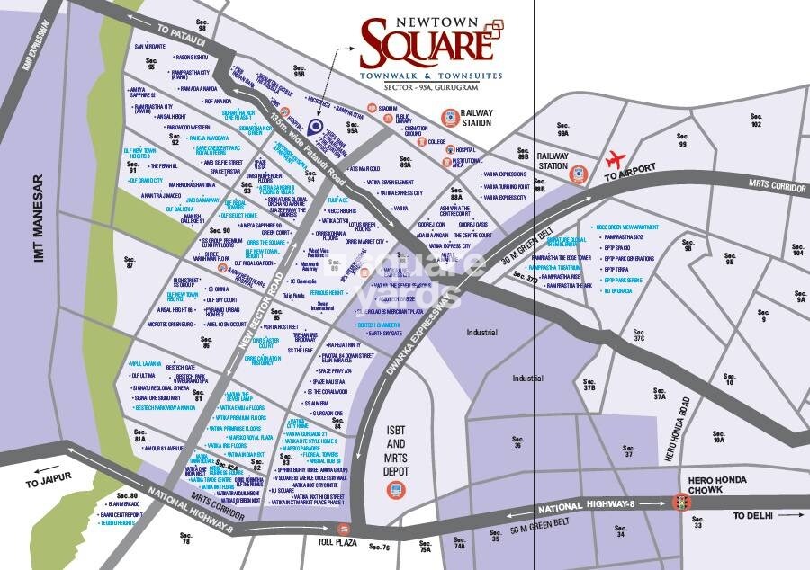 Newtown Square Location Image