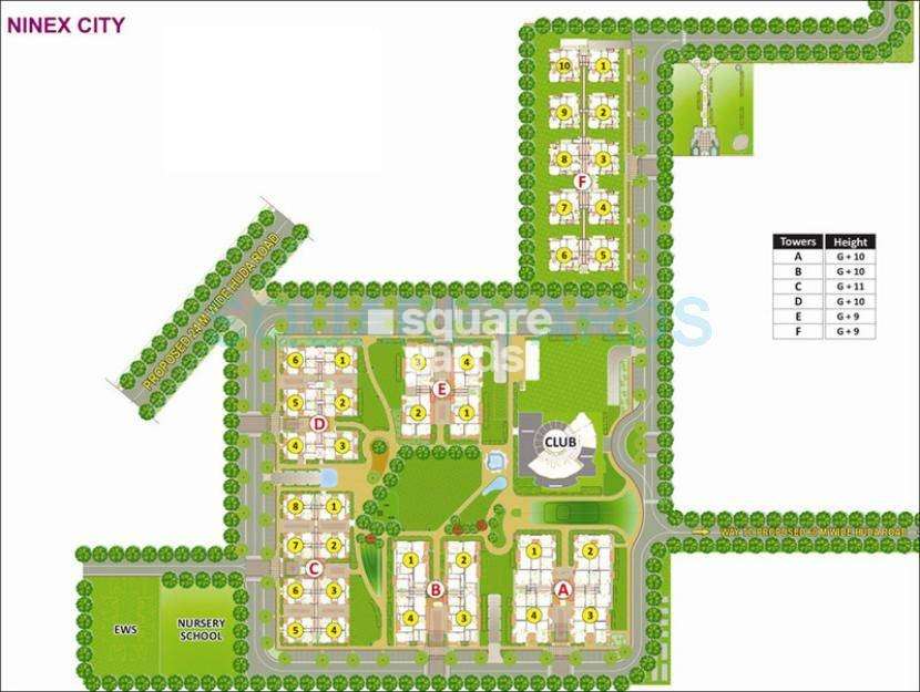 ninex city master plan image1