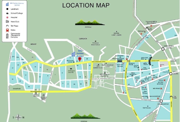 NKV Golden Avenue Location Image