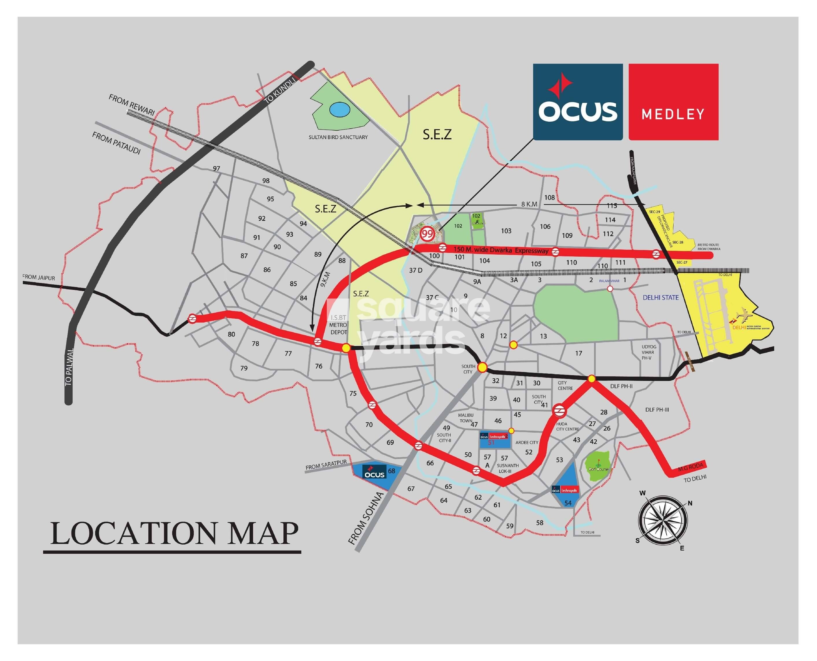 Ocus Medley Location Image