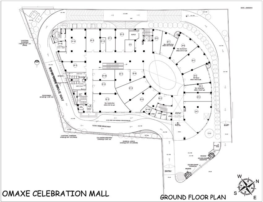 Omaxe Wedding Mall Floor Plans