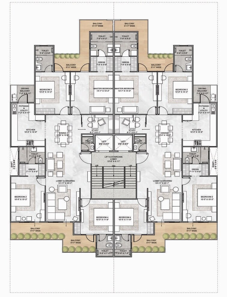 Orchid Ivy Floors Floor Plans