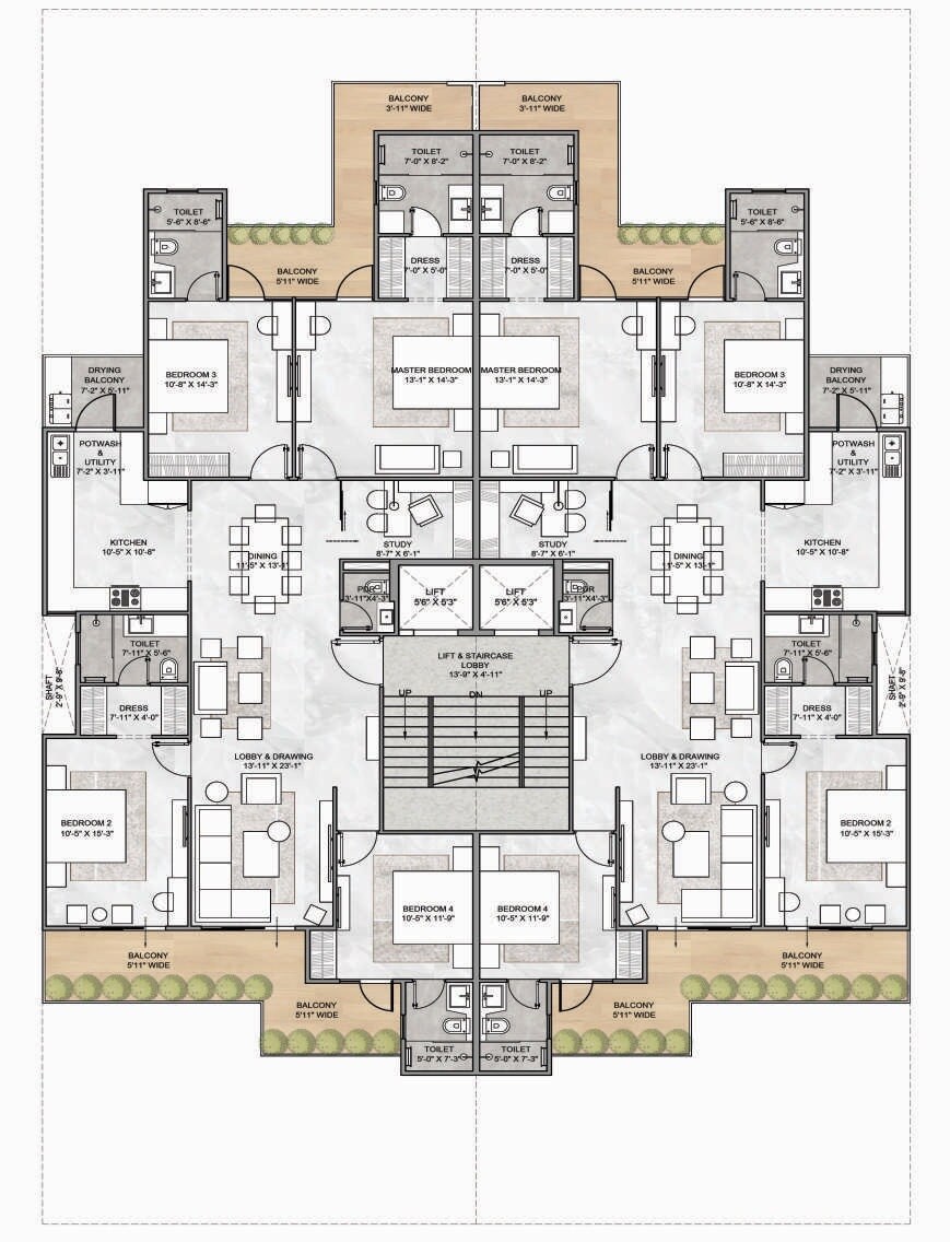 Orchid Ivy Floors Floor Plans