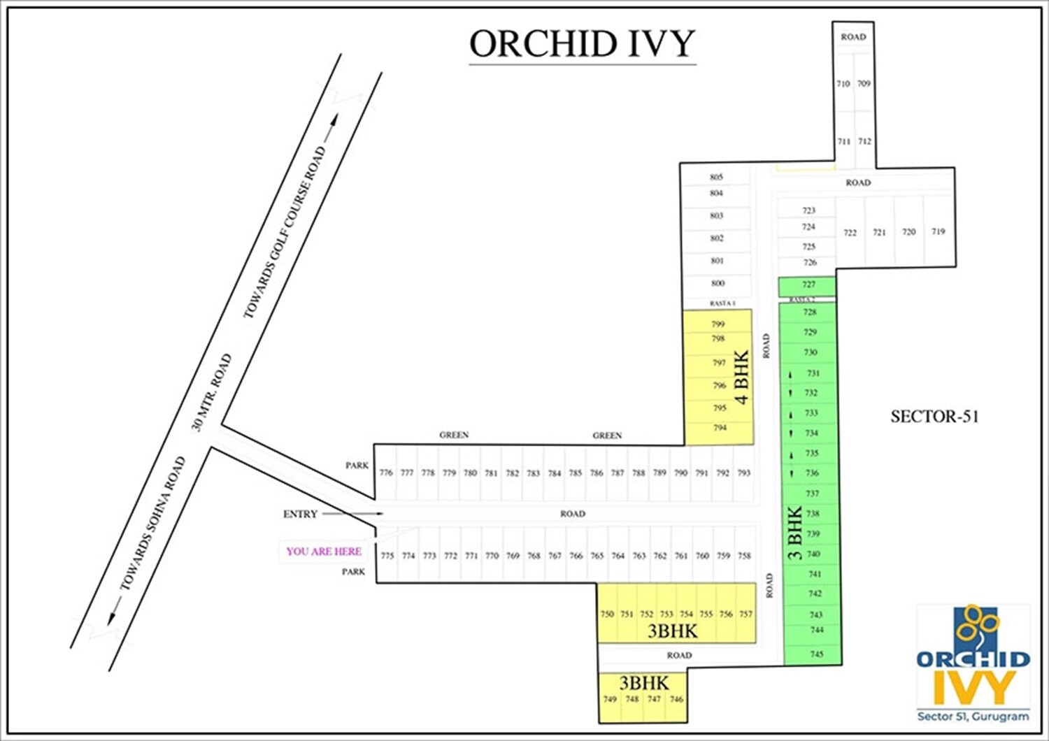 Orchid Ivy Floors Master Plan 1