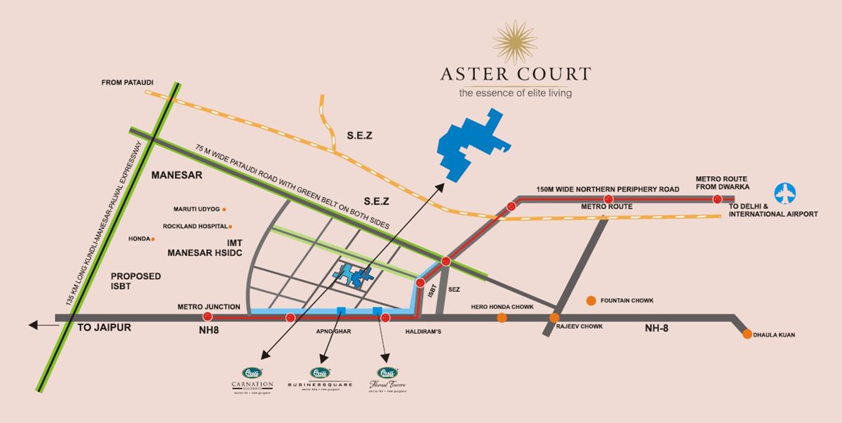 Orris Aster Court Location Image