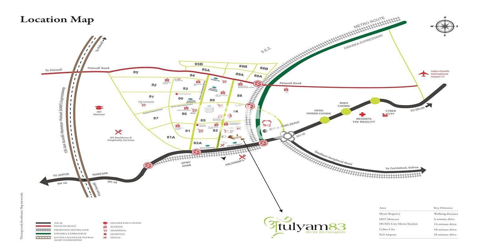 Orris Atulyam Location Image