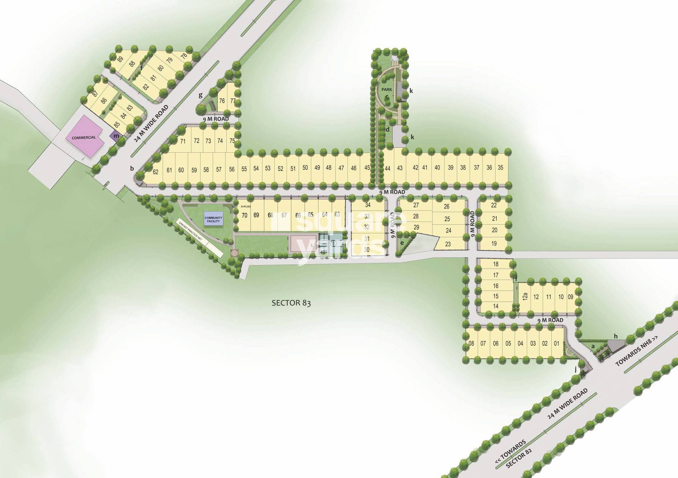 Orris Atulyam Master Plan Image