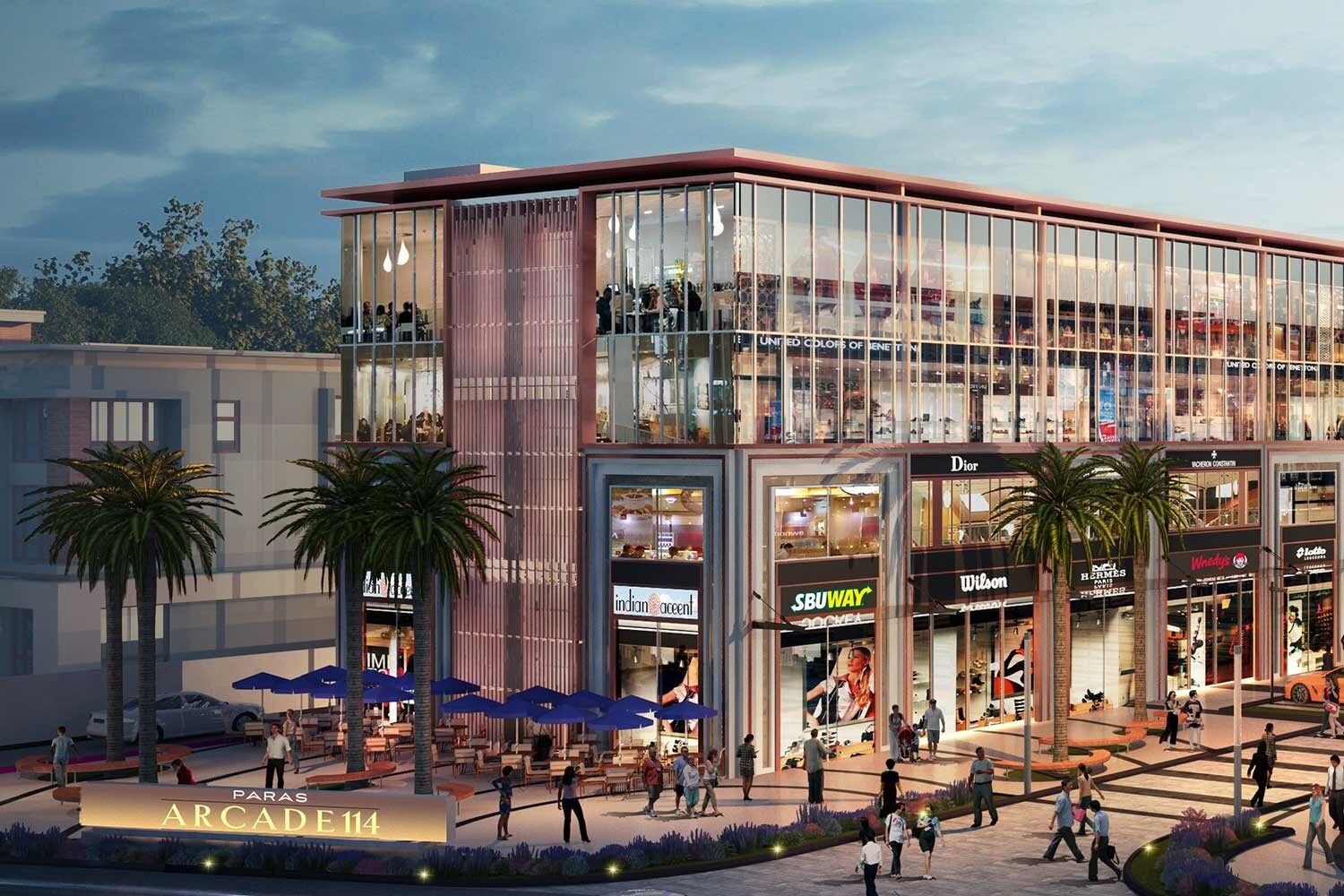 Paras Arcade 114 Commercial Exteriors