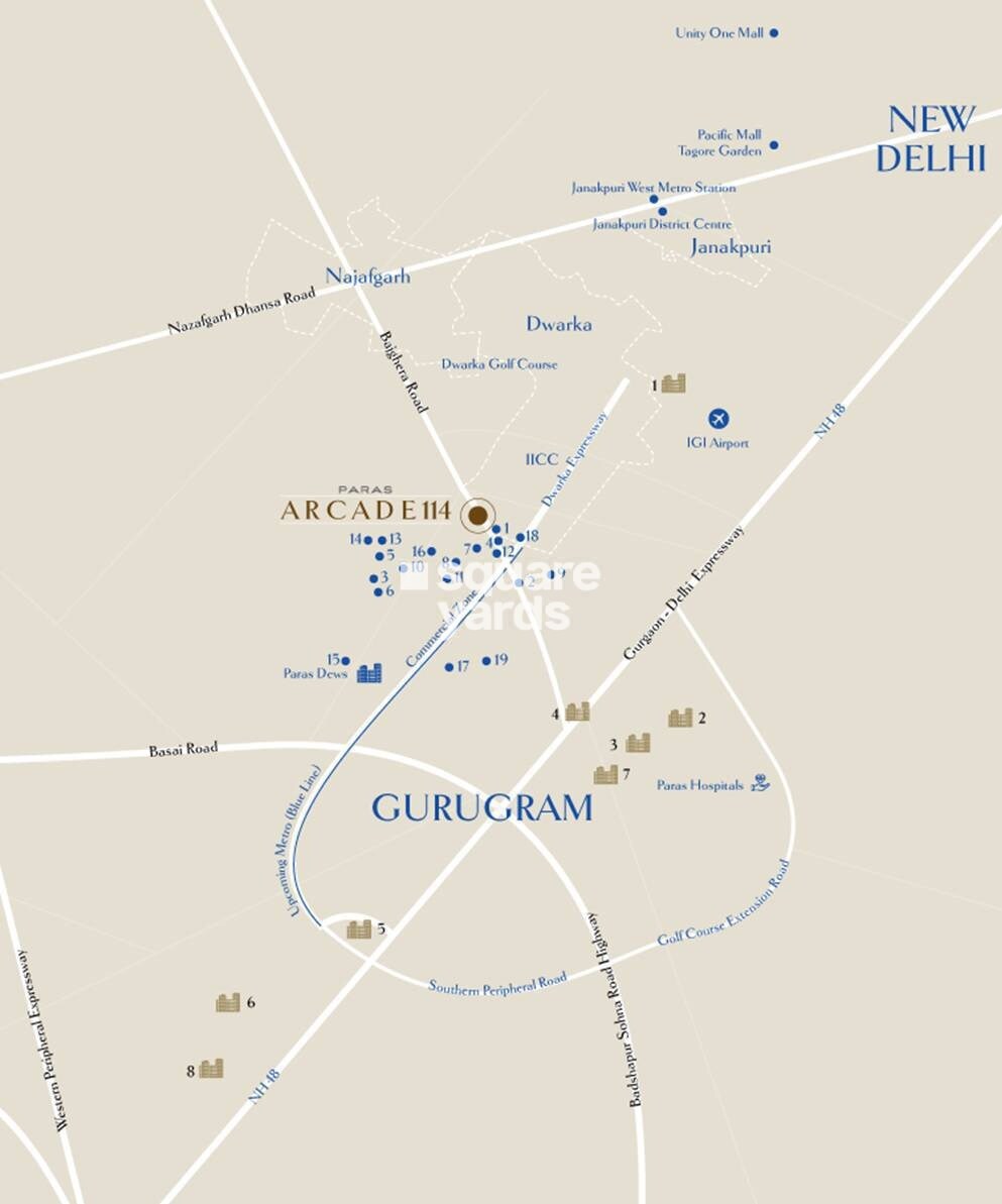 Paras Arcade 114 Location Image