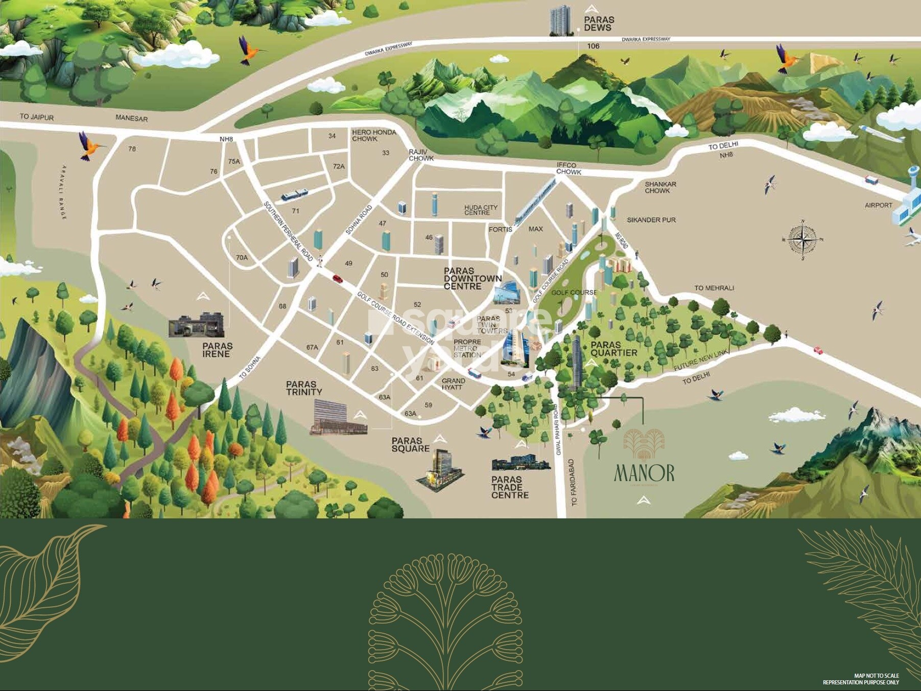 Paras Manor Location Image