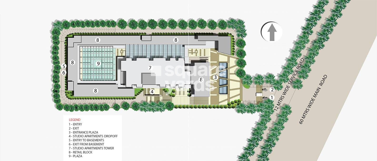 Paras Square Service Apartments Master Plan 1