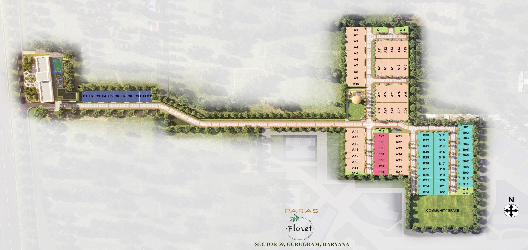 Paras The Florett Enqlave Master Plan 1