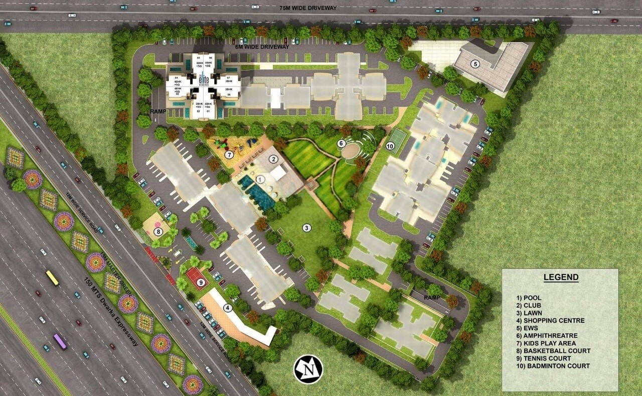 Pareena Express Heights Master Plan 1