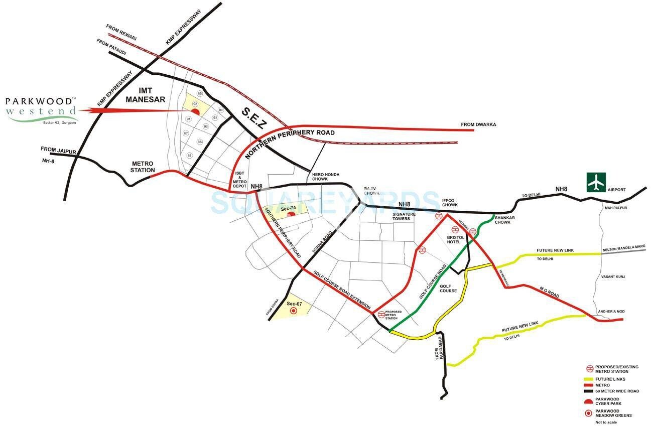 Parkwood Westend Location Image