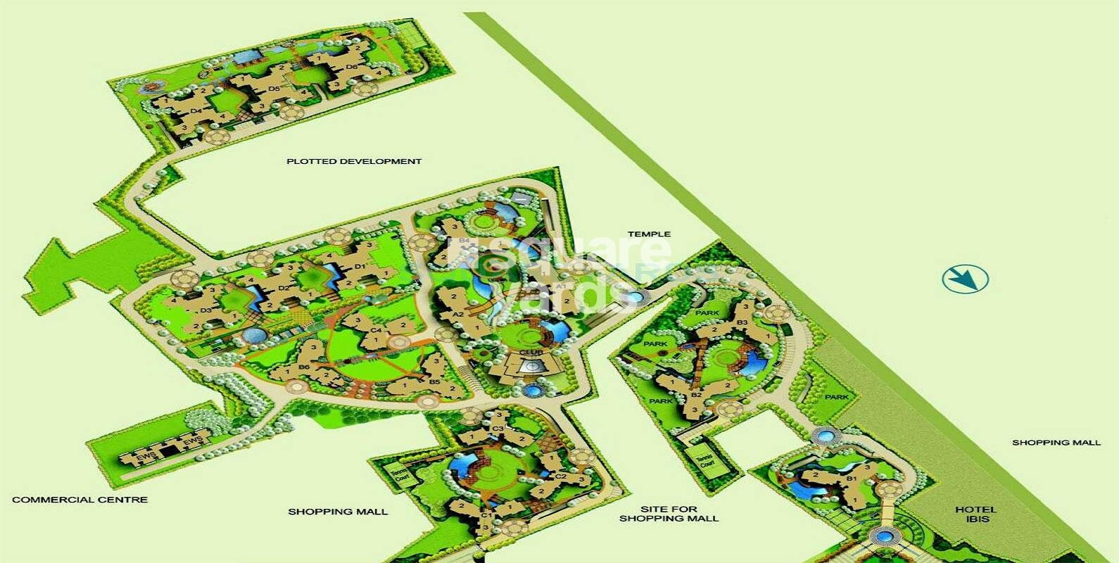 Parsvnath Exotica Master Plan 1