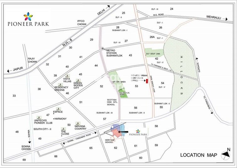 Pioneer Park Presidia Location Image