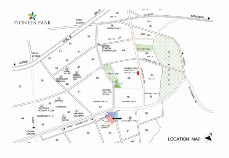 Pioneer Urban Square Location Image