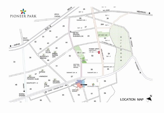 Pioneer Urban Square Location Image