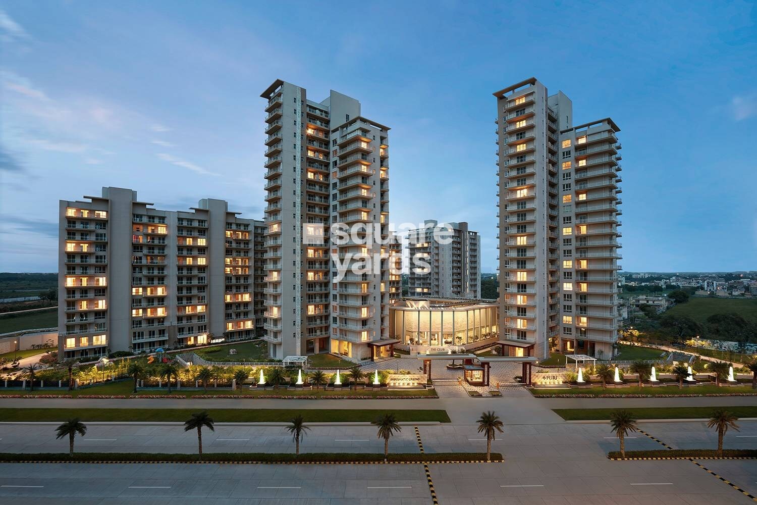 Puri Diplomatic Greens Phase I Tower View 1